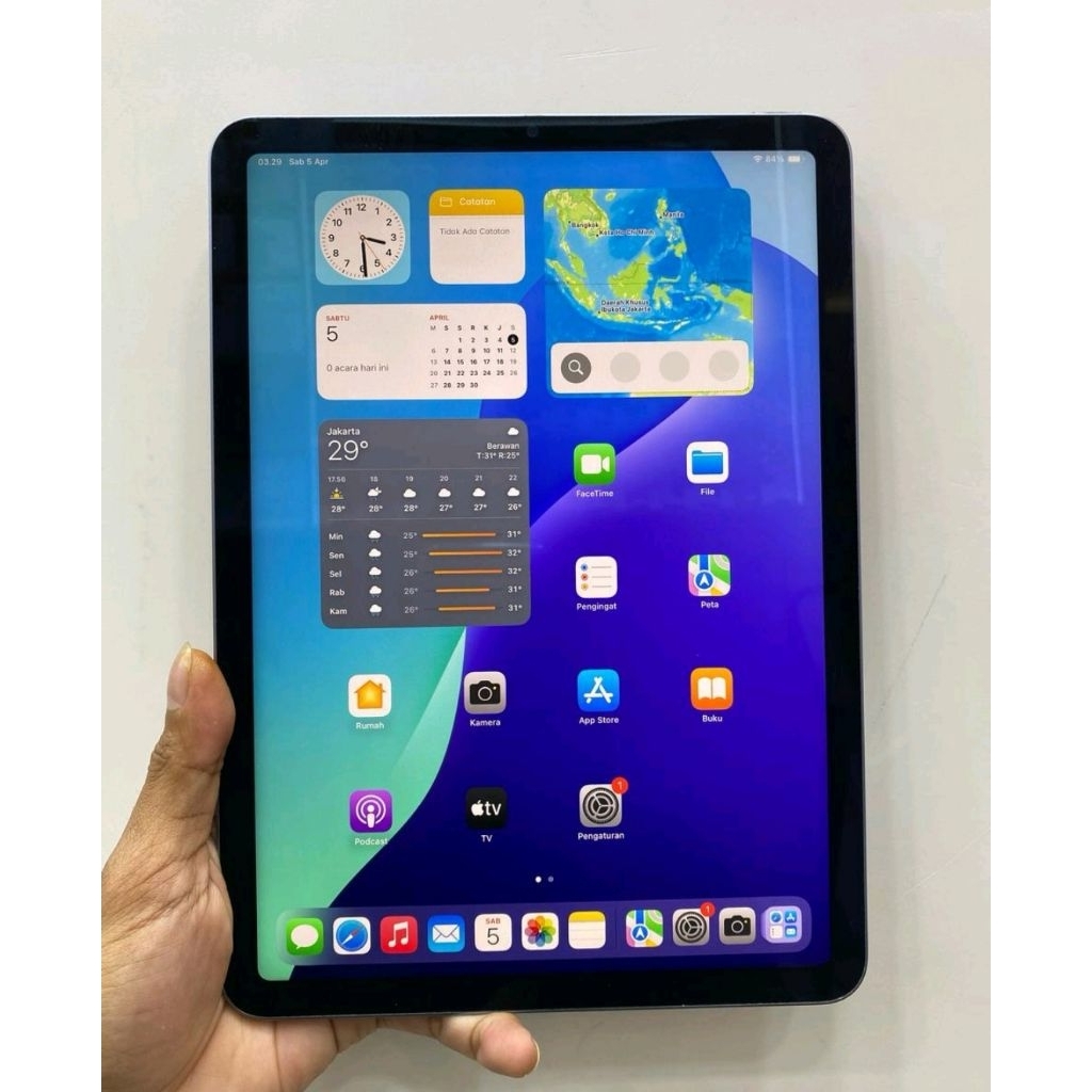 HP HAPE BEKAS SECOND IPAD AIR 5 64GB WIFI IBOX INDONESIA