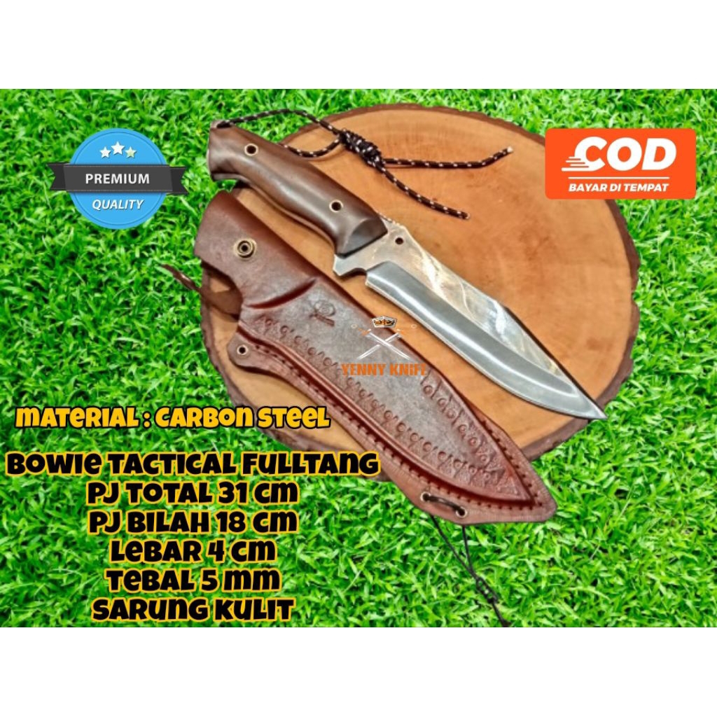 Bowie Fulltang Premium Outdoor Survival Camping Custom