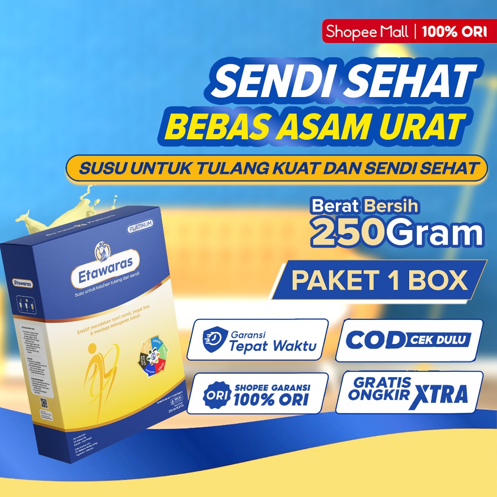 

Susu Kambing Rasa Jahe Etawa Plus Herbal Terapi Rematik Asam Urat Etawaras Platinum Tinggi Kalsium Susu Terapi Kesehatan Tulang dan Sendi / Rasa Enak