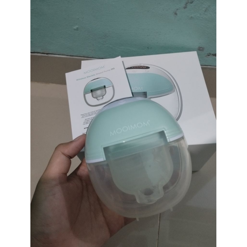 PRELOVED MOOIMOM M3 POMPA ASI ELEKTRIK / WIRELESS HANDS FREE BREAST PUMP / POMPA ASI PORTABLE