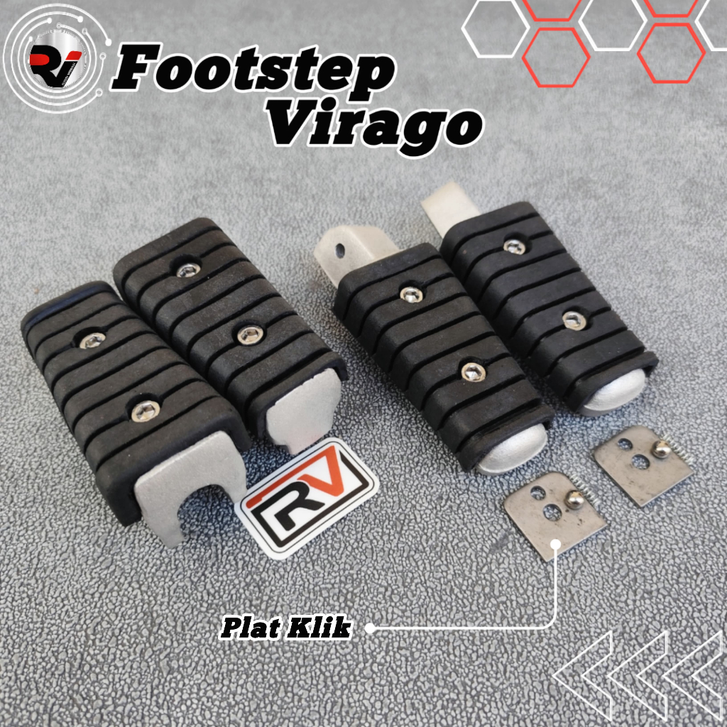 Footstep Virago Depan Dan Belakang Universal PNP RX King