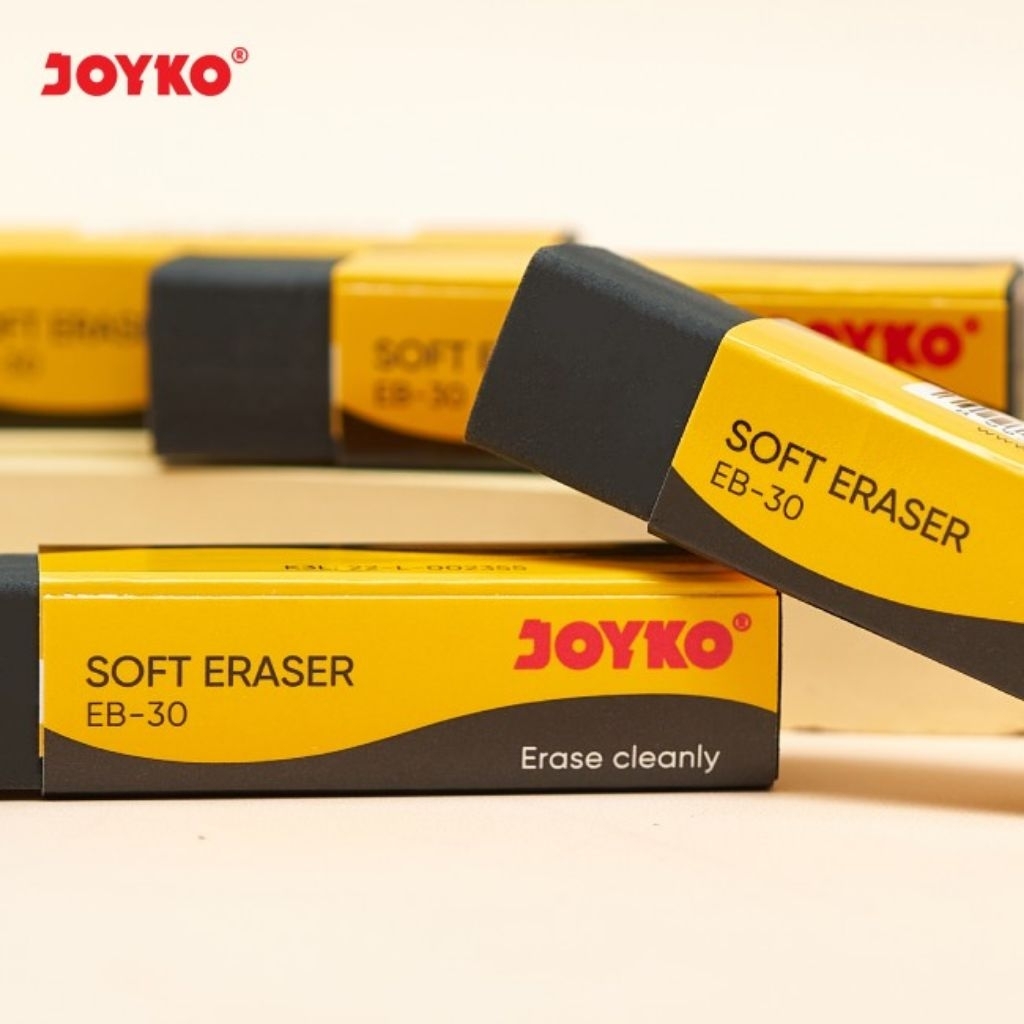

Penghapus Joyko Hapusan EB-30 Hitam Isi 10 Pcs