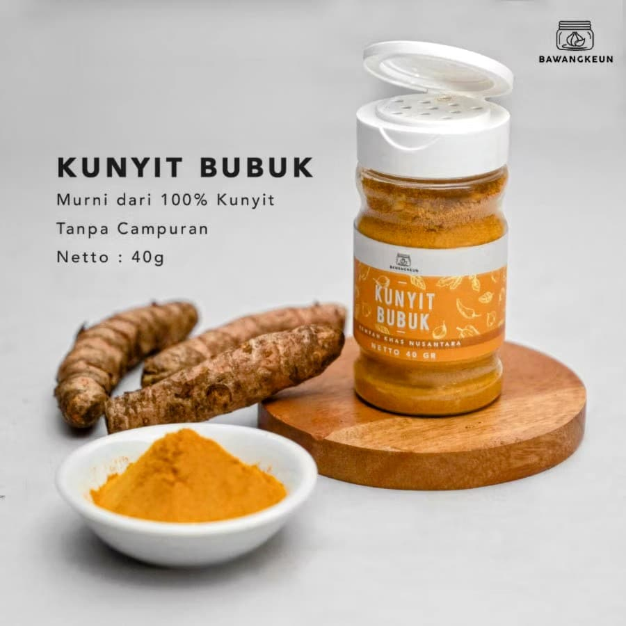 

Kunyit Bubuk 40gr BAWANGKEUN BUMBU Tumeric Turmeric Powder Bumbu Masak Rempah Dapur