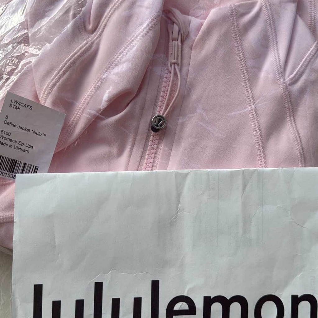 Lulu lemon Jacket pilates Pink organza