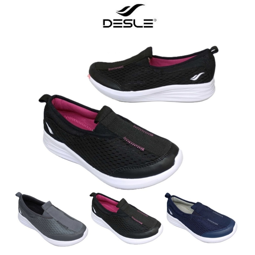 Desle Stephanie Sepatu Sneaker Slip on Wanita Sneakers Olahraga Kasual Cewek