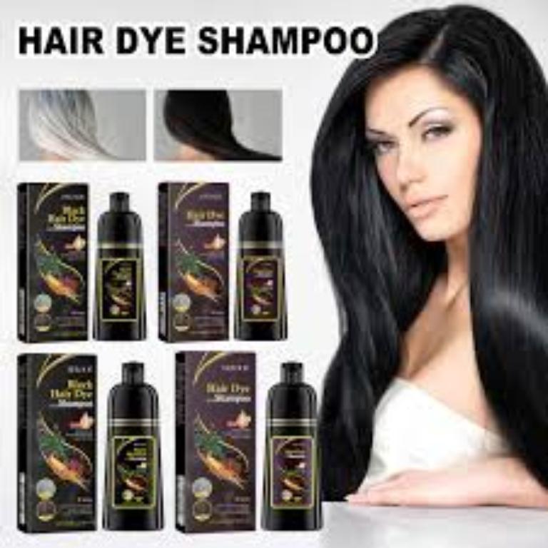 Hair Dye Shampo Pewarna Rambut Herbal Semir Pewarna Rambut Penutup Uban Herbal Alami Coklat Hitam