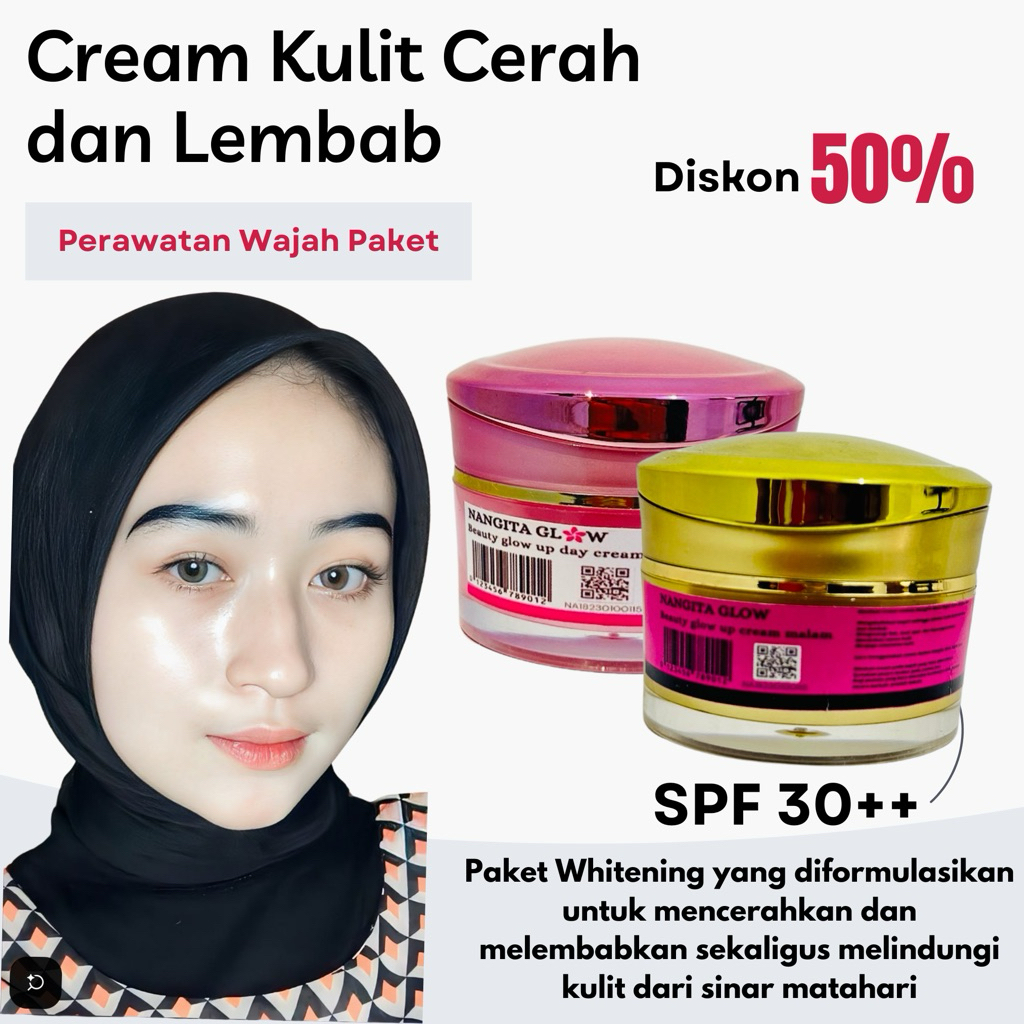 Paket Cream Flek Siang Malam Nangita Glow