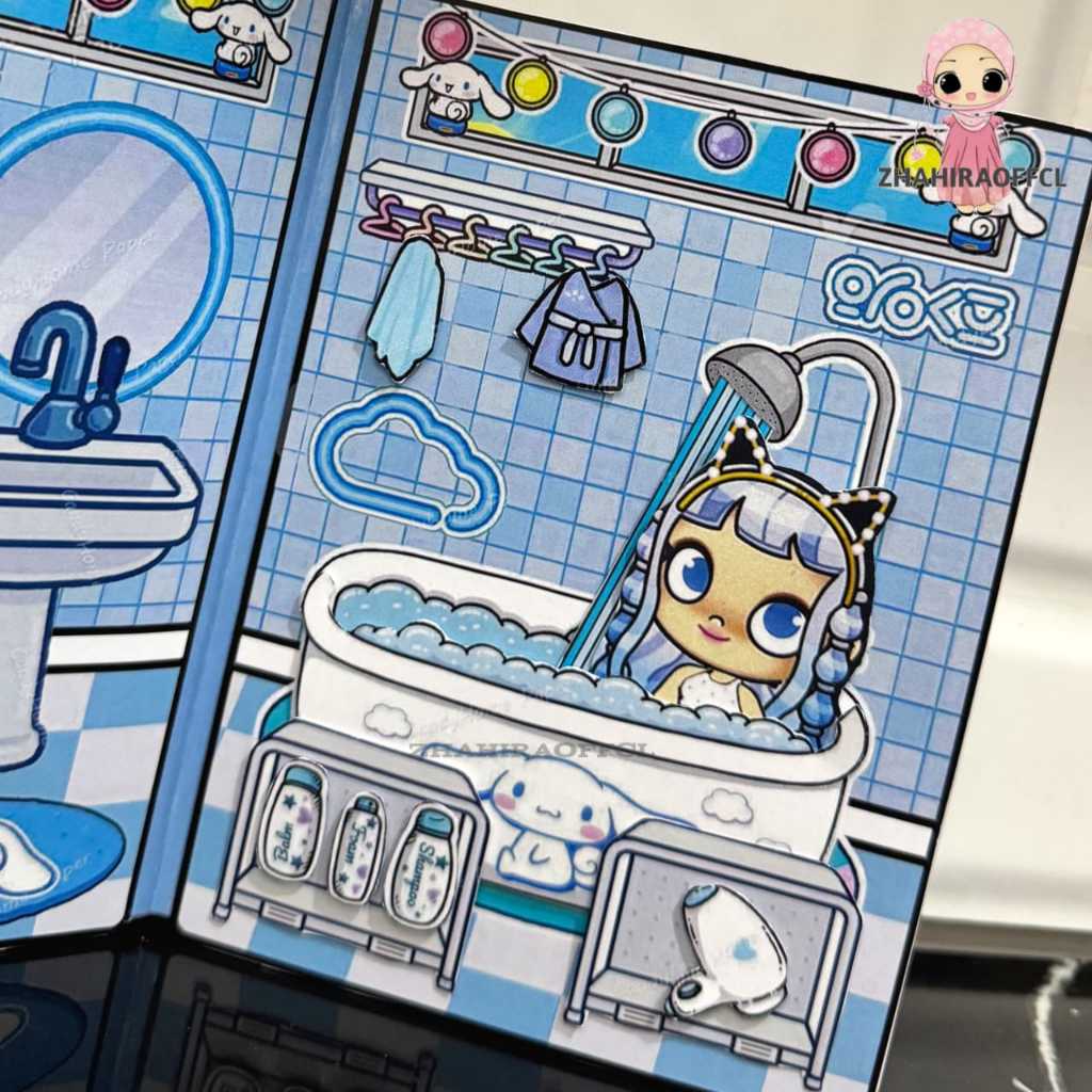 AVATAR WORLD TOCA BOCA CINAMOROL mainan edukasi anak perempuan usia 6-8tahun boneka kertas