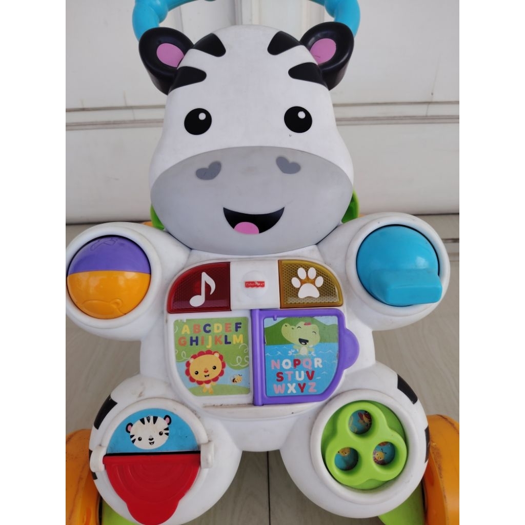 Fisher Price push Walker zebra