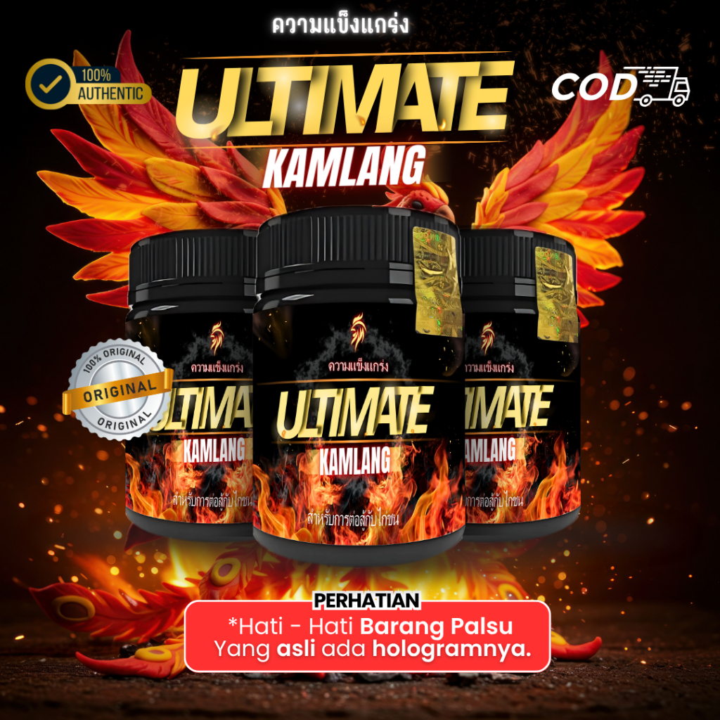 KAMLANG ULTIMATE AYAM ADUAN ORIGINAL MEMBUAT AYAM AGRESIF & GAIRAH TARUNG TINGGI