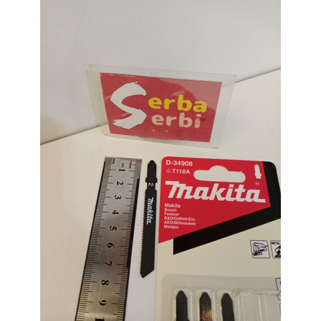 (/PCS T118A MAKITA) Mata jigsaw bilah gergaji potong kayu triplek