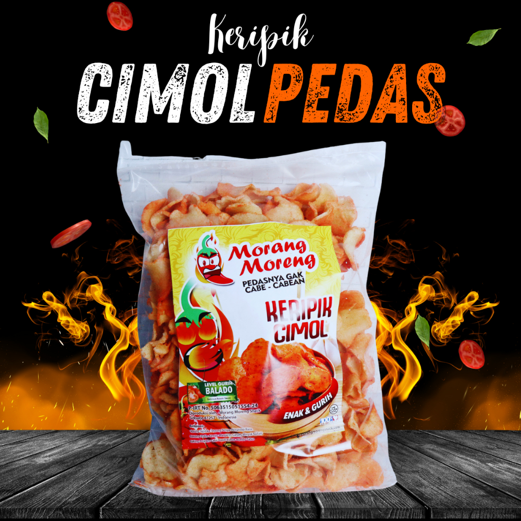 

Keripik Cireng Pedas Viral 500gr Morang Moreng - Cimol Kering Aneka Rasa