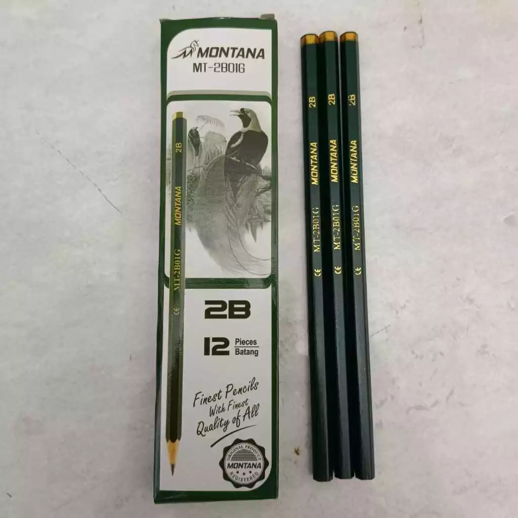 

1 Kotak isi 12 Pcs Pensil 2B MONTANA
