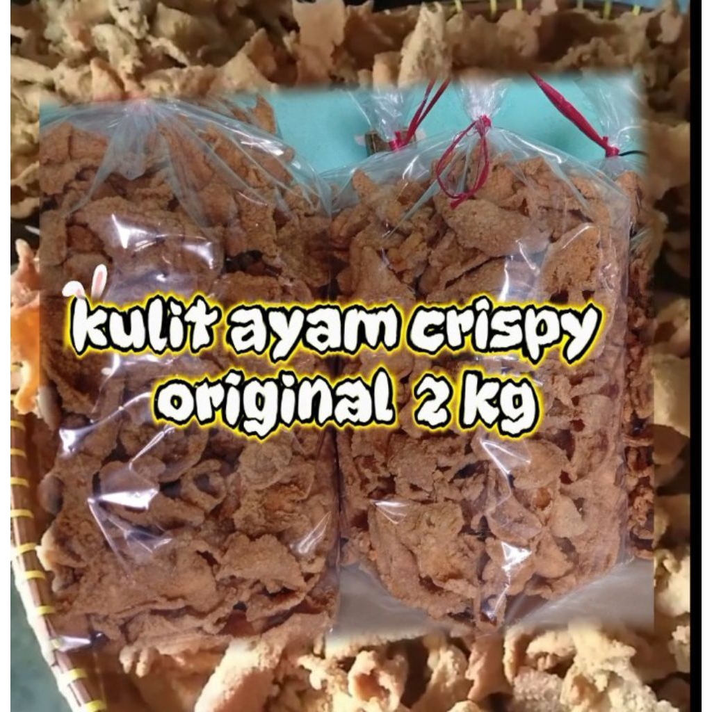 

kulit ayam crispy ori 2 kg