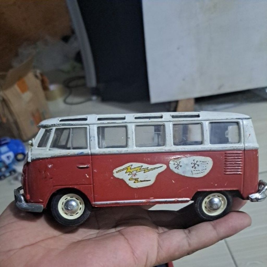 Mainan Mobil VW Samba maisto Diecast