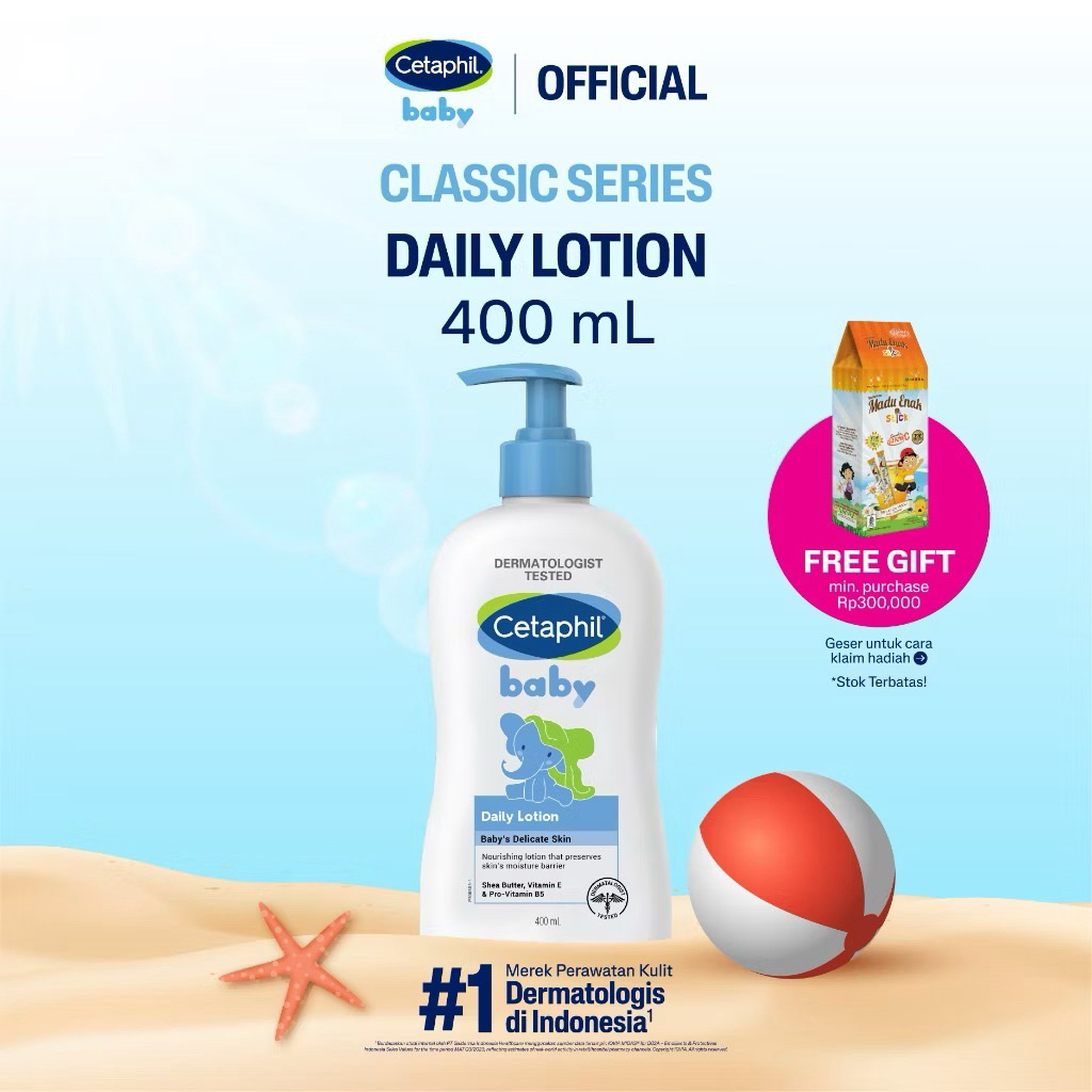 cetaphil daily baby lotion preloved murah
