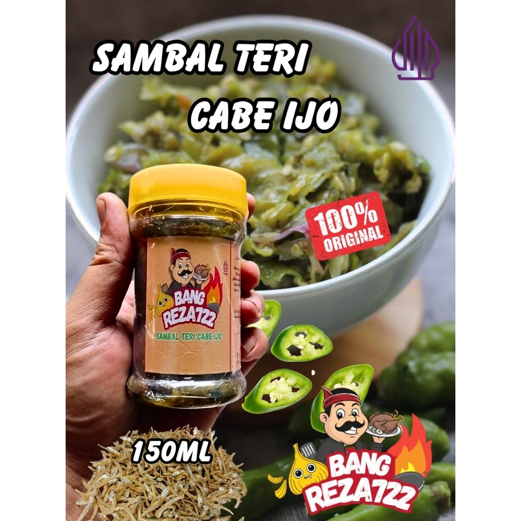 

SAMBEL TERI CAPE IJO (150ml) PEDAS