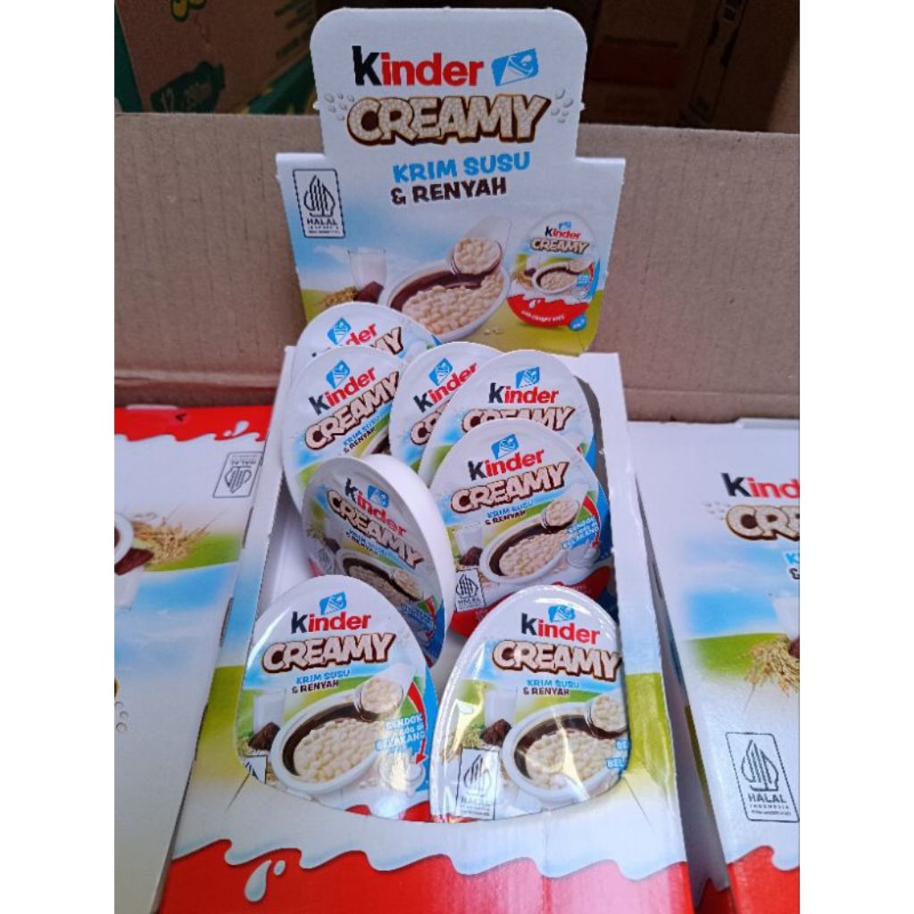 

Kinder joy creamy 19g (1 box isi 12 pcs)
