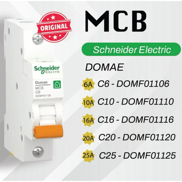 MCB Schneider Electric DOMAE 1P