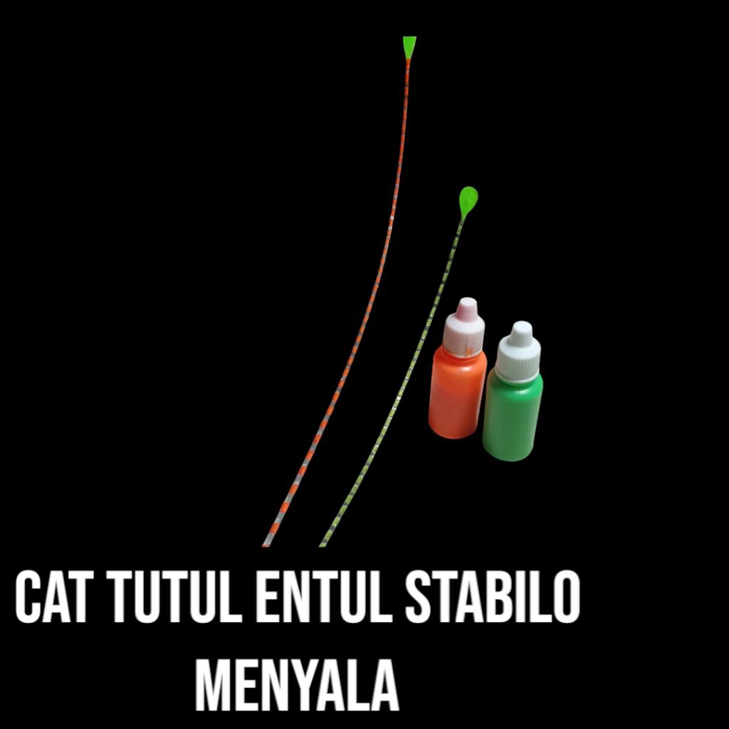 

Cat Tutul Cat Tetes Entul Pancing Warna Stabilo Menyala
