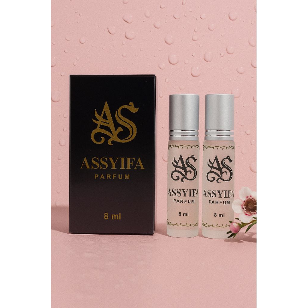 PARFUM 8 ML ROLL ON TANPA CAMPURAN FULL BIBIT SATU DUS ISI 2