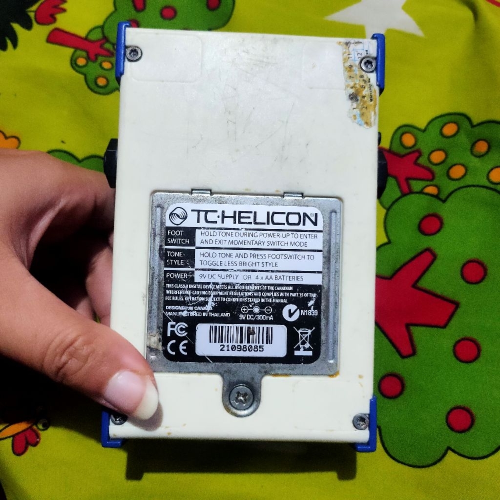 Efek vokal TC Helicon Harmony Singer 2 second