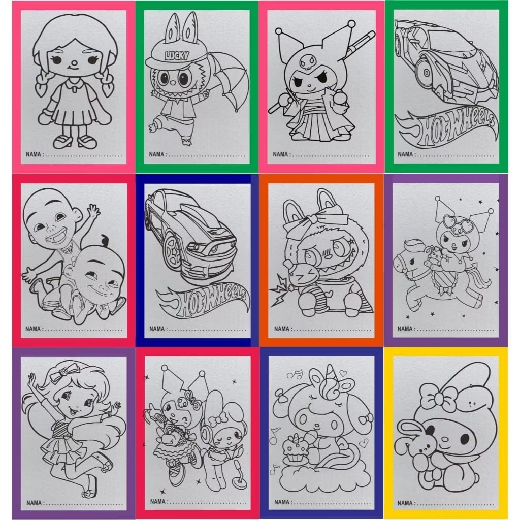 

(Paket 40 pcs) Styrofoam Mewarnai 30x40 cm Harga Grosir