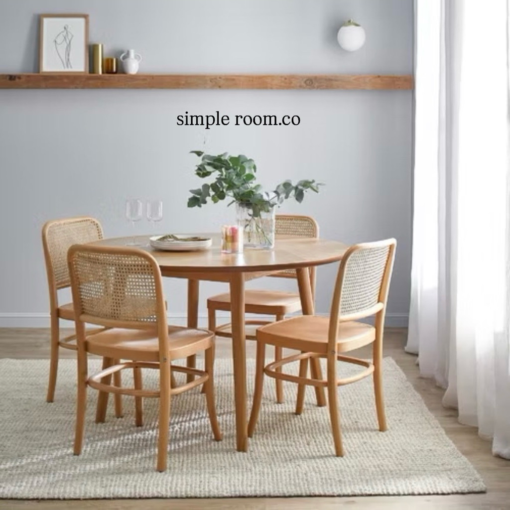 Meja makan minimalis kursi makan meja makan rotan minimalis furniture kayu jati