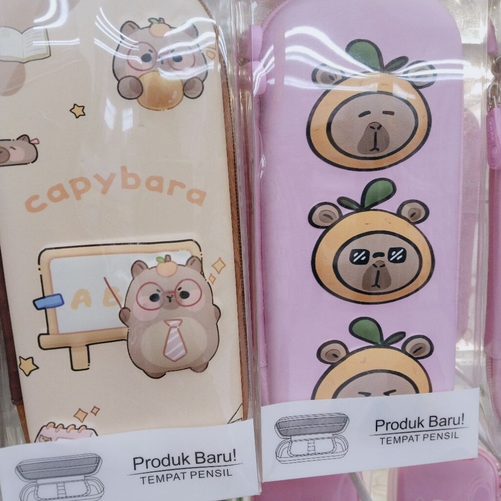 

[COD] Kotak Pensil / Pencil case Motif Capybara