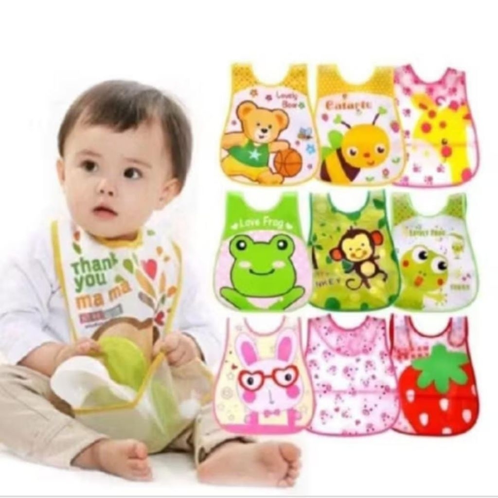 Celemek Bayi/Celemek Makan Bayi/Celemek Eva Bayi/Baby BIBS