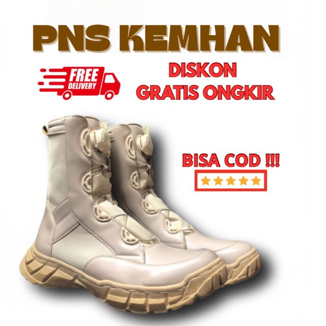 SEPATU PDL PNS KEMHAN krem/cream