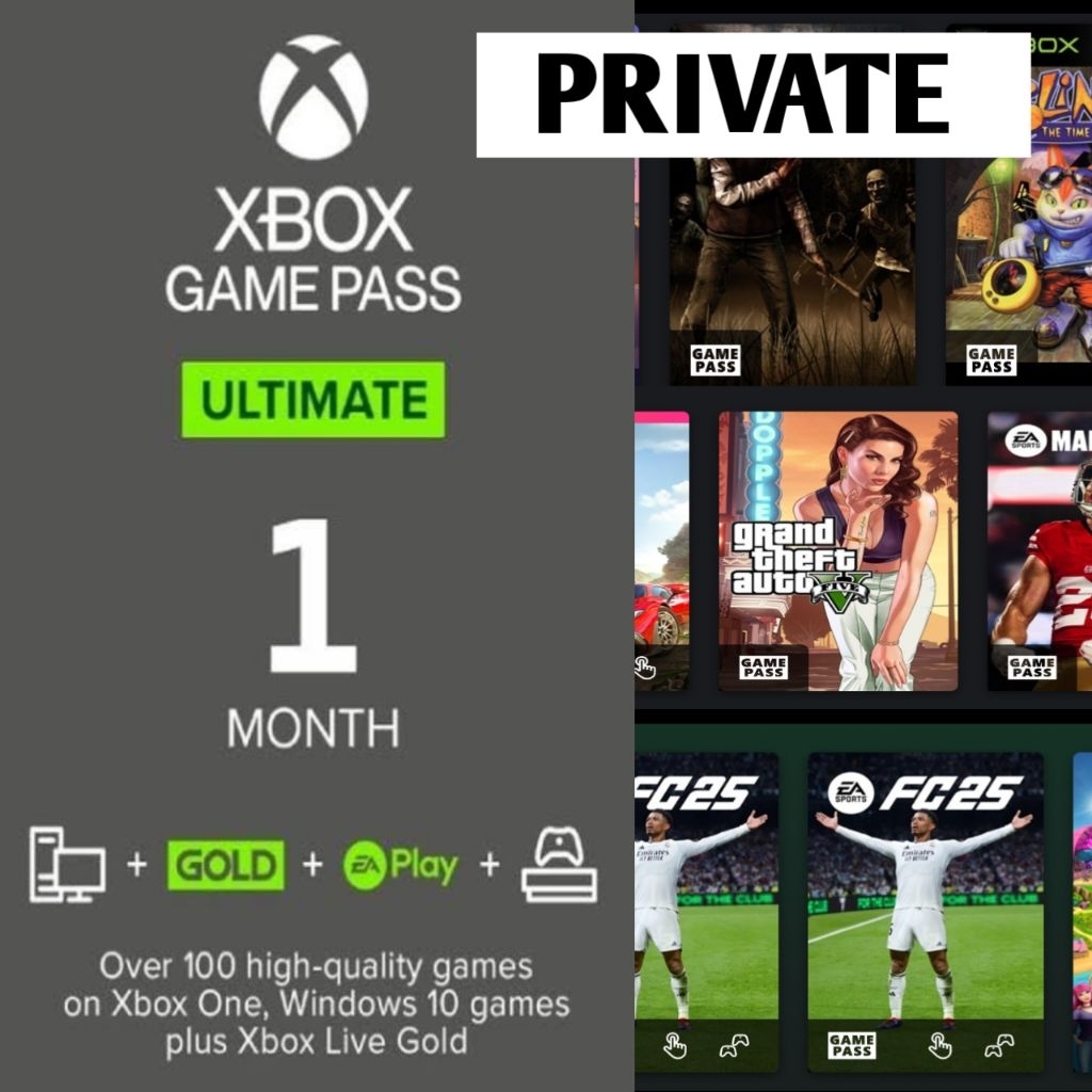 XBOX GAME PASS ULTIMATE 1BULAN FULL PRIVATE TERMURAH