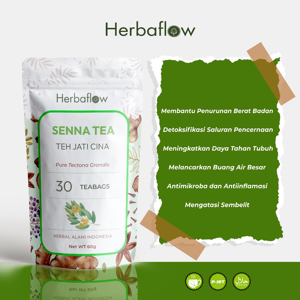 

Herbaflow - Senna Tea Teh Jati Cinta