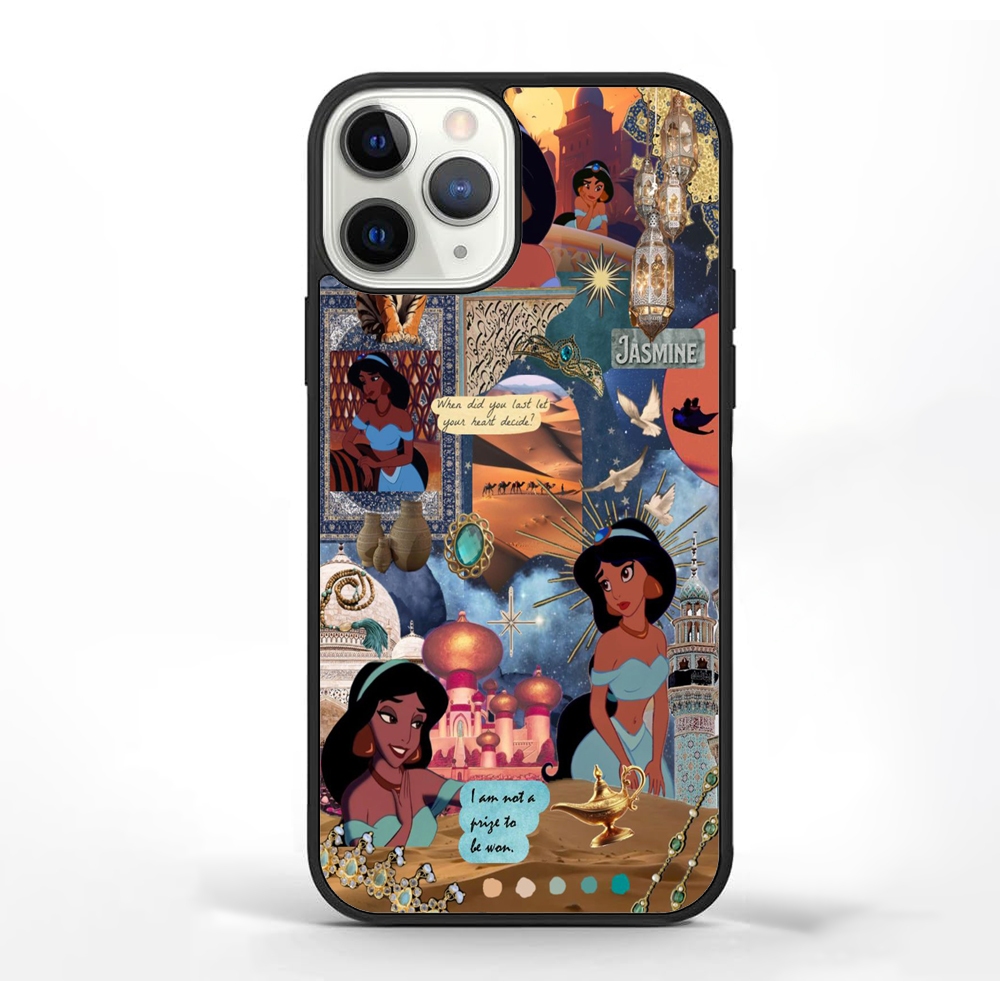 Case iPhone 17 16 15 14 13 12 11 X 8 7 6 5 Xs XR Mini Plus Pro Max TPU Softcase JASMINE Aladdin