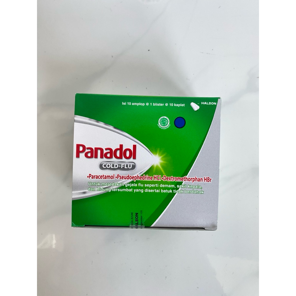 Panadol hijau 1 box isi 10 amplop