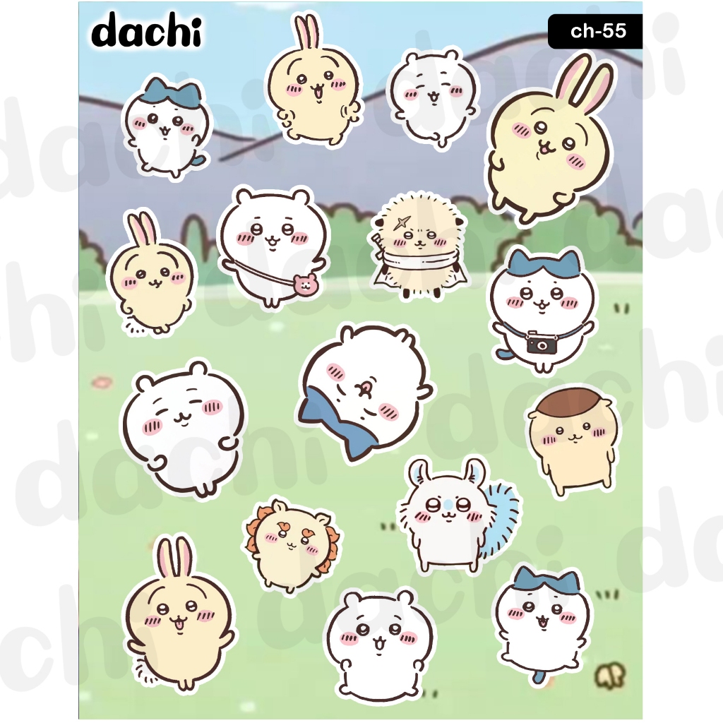 

Dachi Sticker Chiikawa CH-55 Peel Off