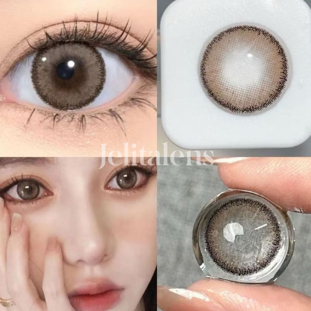 J83 Softlens Coklat Boneka Korean Look 14,5 MM Normal Minus/ Softlens Coklat / Softlens Cokelat / So