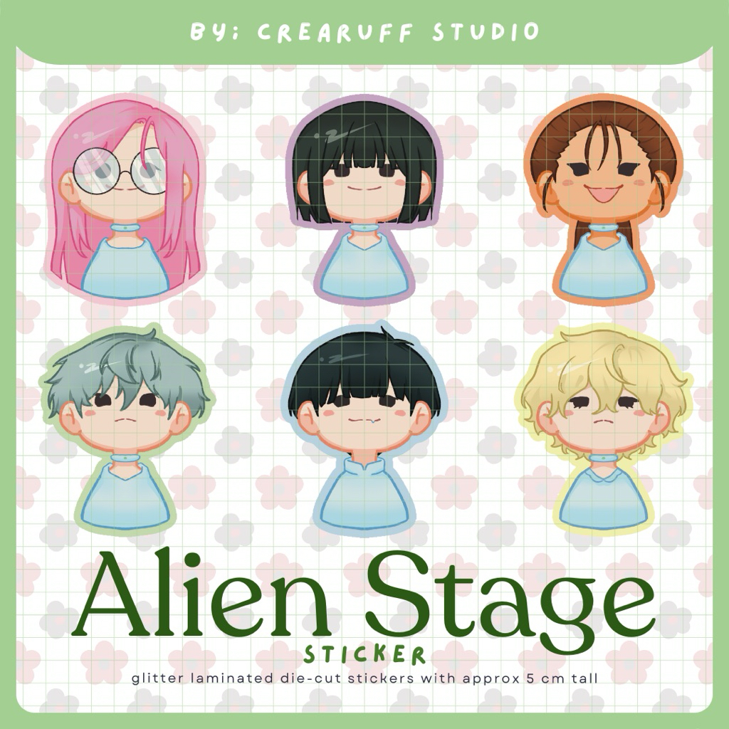

[CREARUFF STUDIO] Alien Stage | ALNST Mizi, Sua, Hyuna, Till, Ivan, Luka Sticker