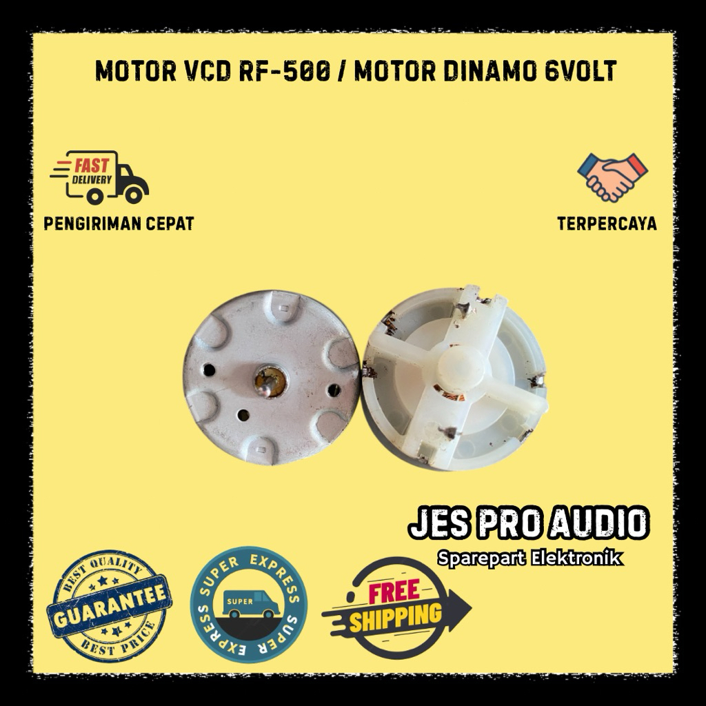 MOTOR VCD RF-500 / MOTOR DINAMO 6VOLT