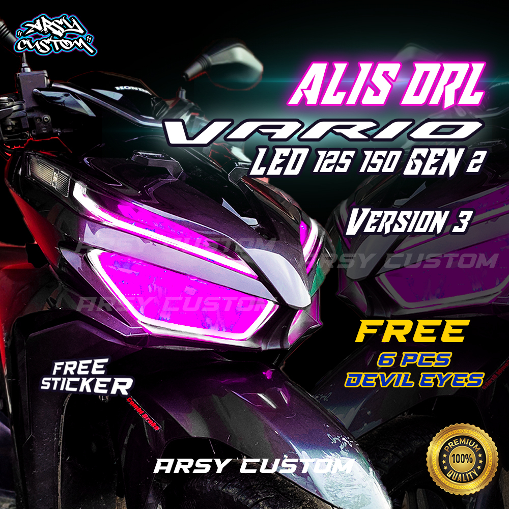 Lampu Alis Vario 125 LED New 125 150 LED New 2018 2019 2020 2021 2022 2023 Lampu Alis Vario LED New 