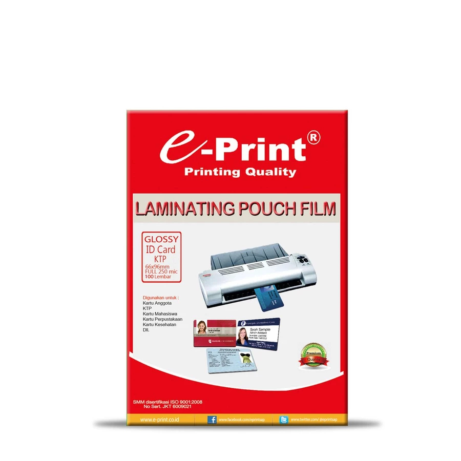

e-Print Laminating Pouch KTP 250 micron