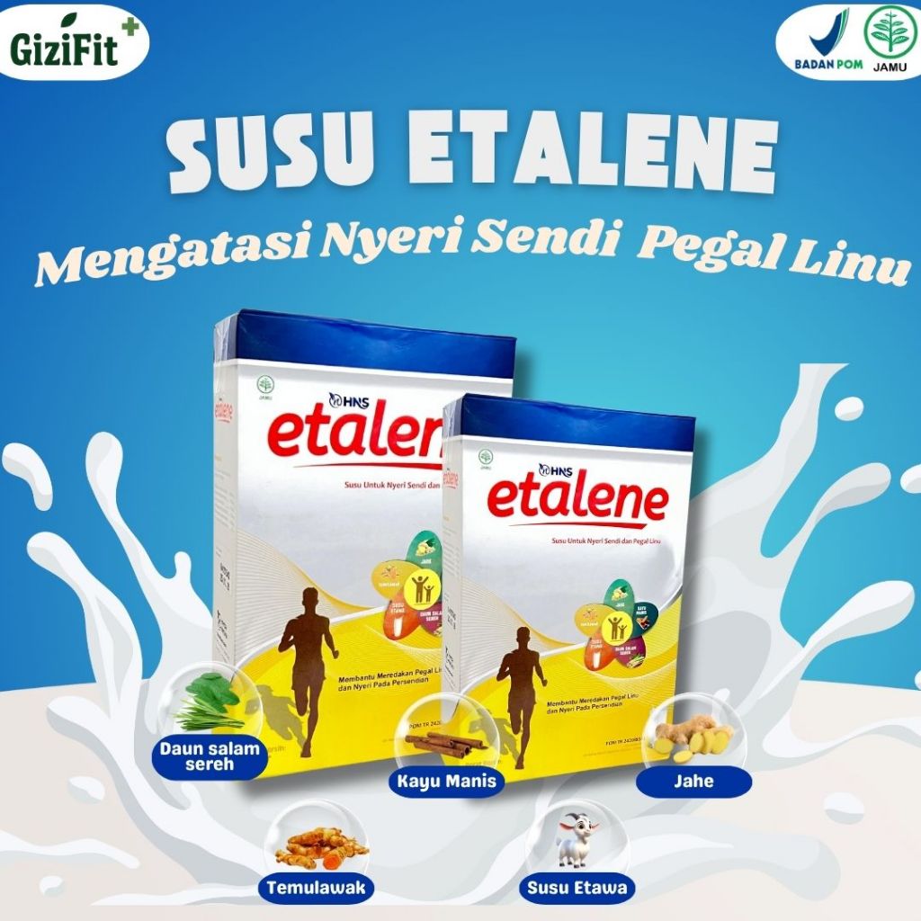 

Susu Etalene / Susu Tinggi Kalsium / Susu Bubuk / Susu untuk Tulang / Susu Sehat / Susu Etalene 200g / Susu Etalene Murah