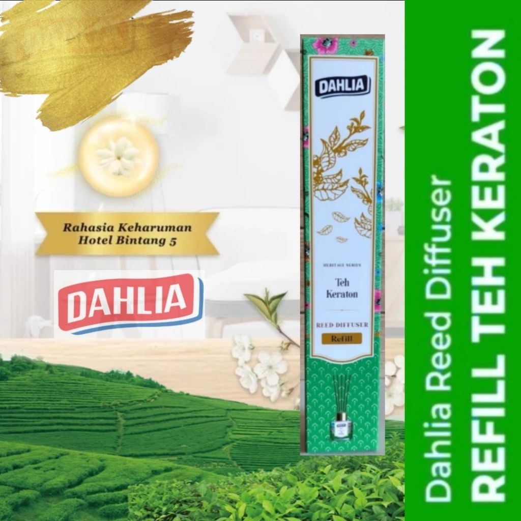 Teh Keraton Dahlia Refill Reed Diffuser