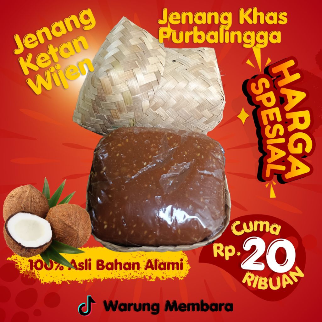 

Jenang ketan wijen 500 gr / jenang gula jawa asli / dodol Jawa