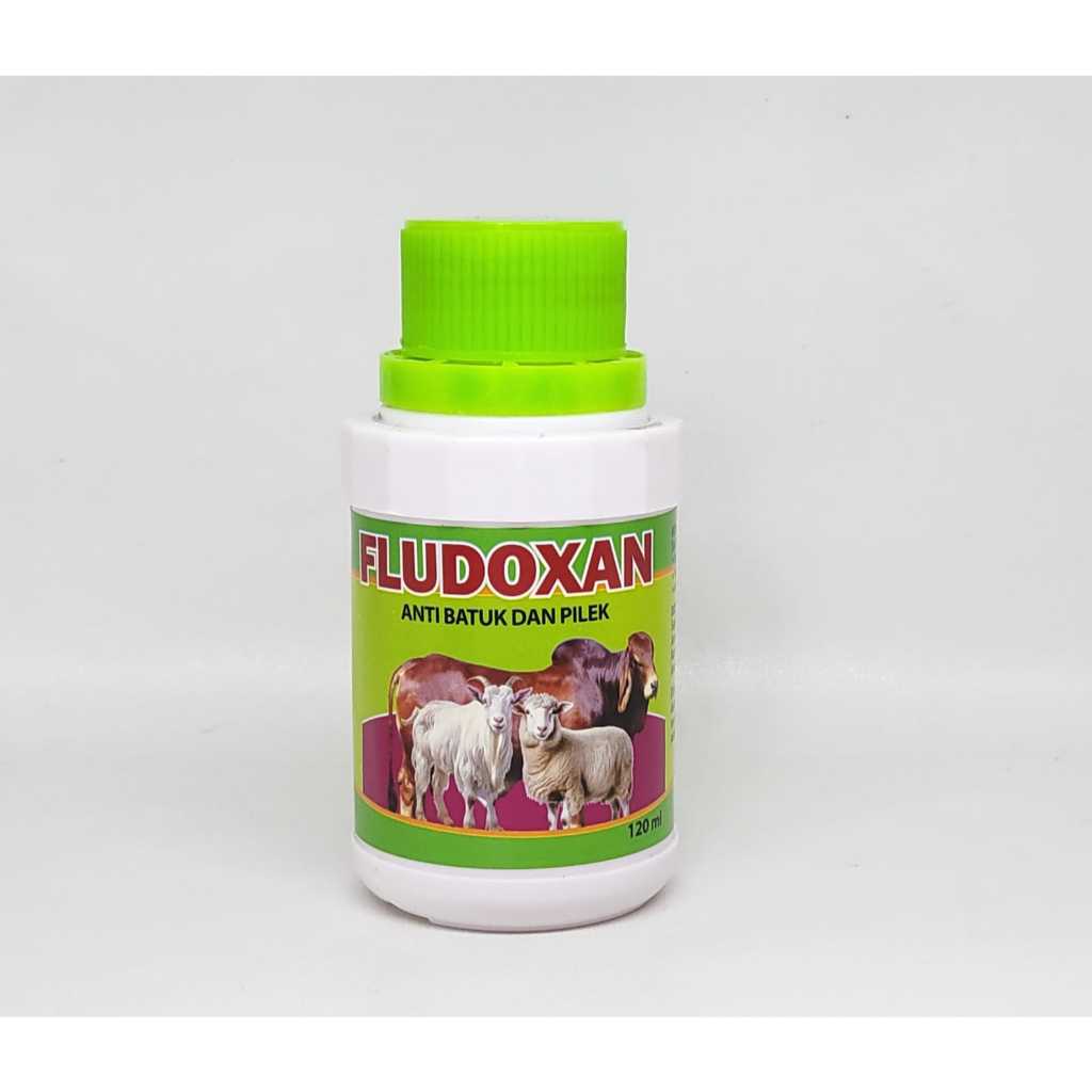 Fludoxan Ternak 120ml - Obat Batuk Ternak - Obat Batuk Kambing - Obat Batuk Domba - Obat Pilek Domba