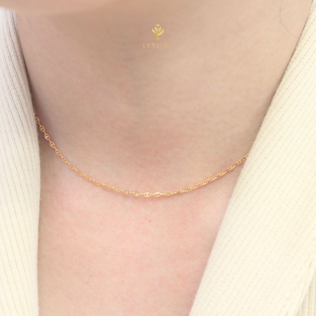 Kalung Rantai Toscano Emas Asli Kadar 9k Luxtory