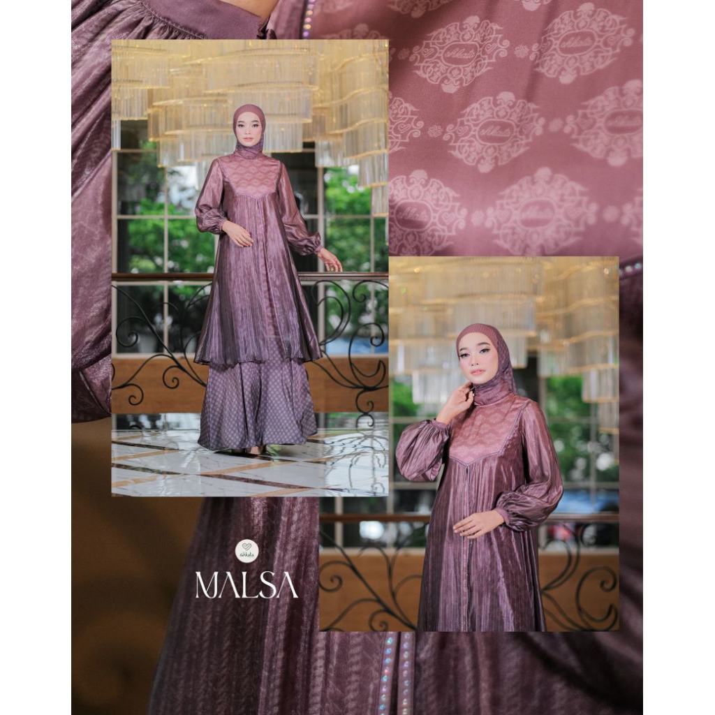 Premium Malsa series by shkata gamis kerudung