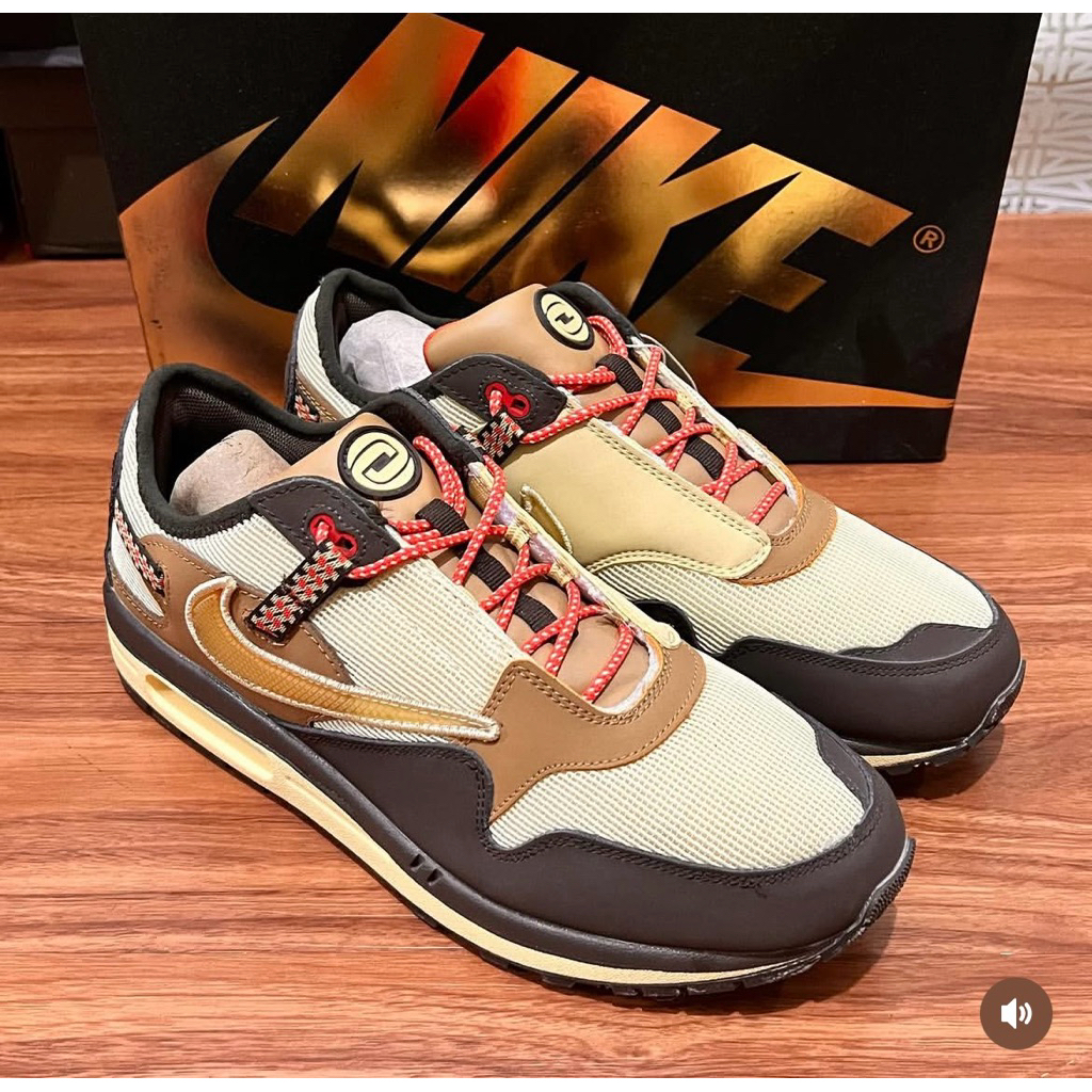NEW Nike Air Max 1 Travis Scott Baroque Brown