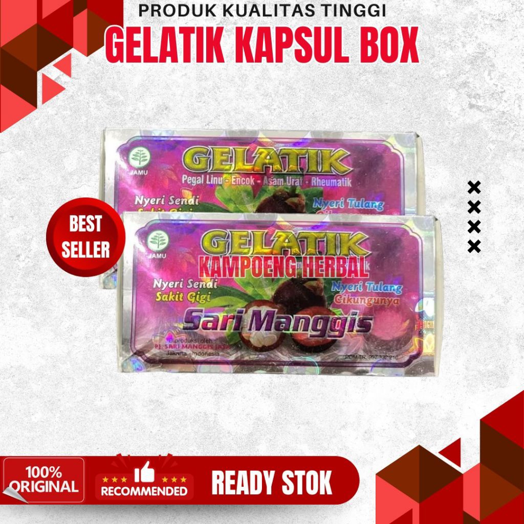 

Gelatik Sari Manggis Kapsul Original Kemasan Kotak