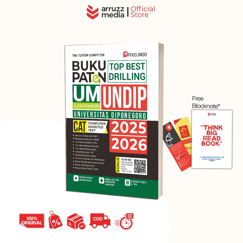 Buku Paten TOP BEST Drilling UM UNDIP 2025/2026 arruzzmediastore